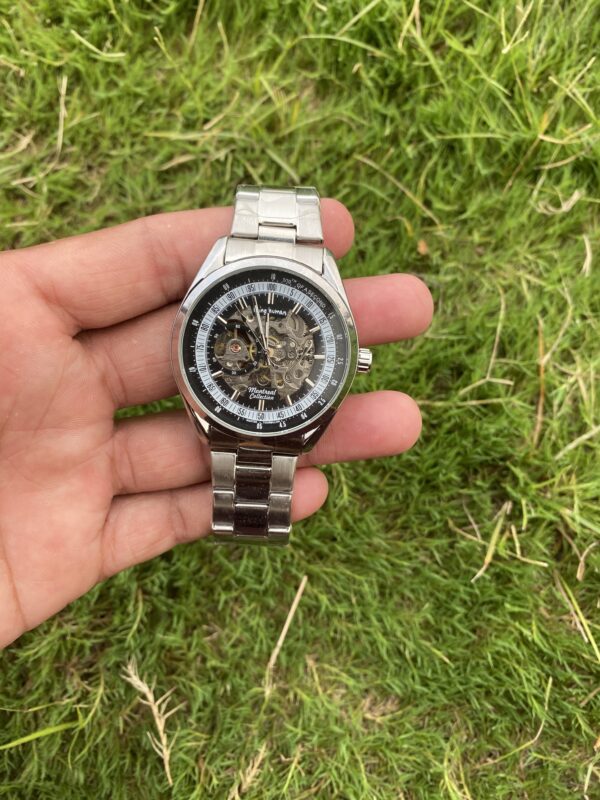 Being Human All-Black Skeleton Mechanical Watch